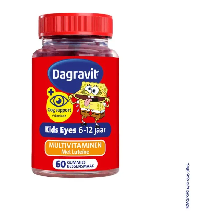 Dagravit Kids Multivitaminen Gummies Xtra + Eyecare 6-12 jaar 60 stuks