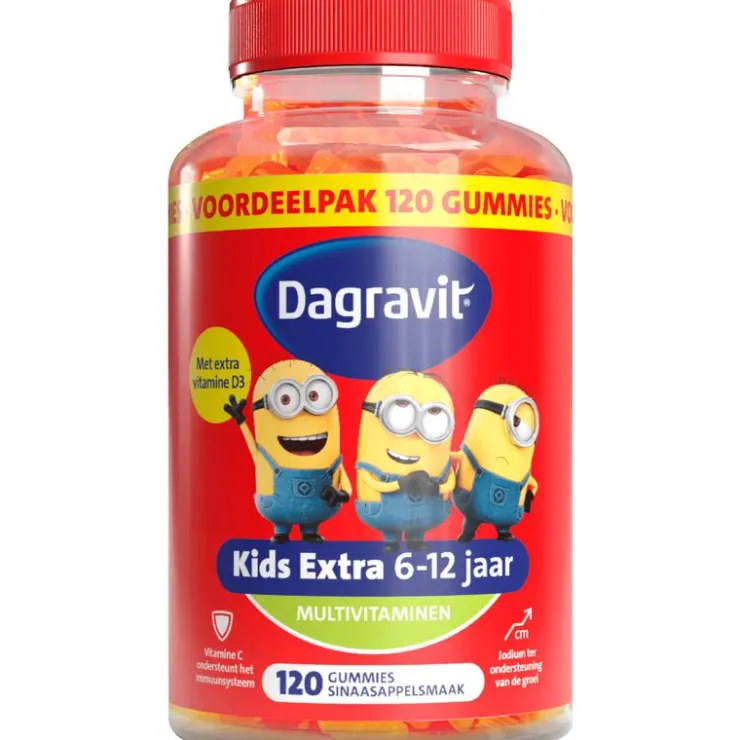 Dagravit Kids-Xtra 6-12 jaar Vitaminions 120 gummies