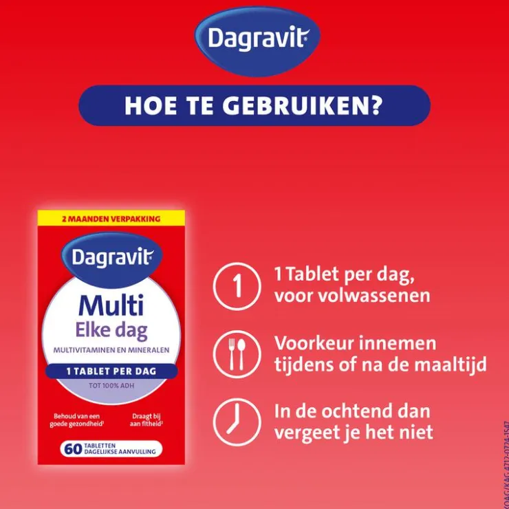 Dagravit Multi Elke Dag 60 stuks