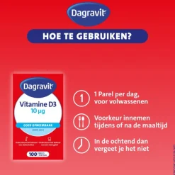 Dagravit Vitamine D pearls 10 μg 100 parels