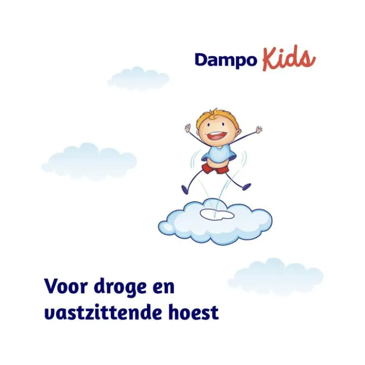 Dampo Kids Kindersiroop Alle Hoest + Vrije Luchtwegen Suikervrij 120 ML