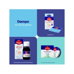 Dampo Kids Kindersiroop Alle Hoest + Vrije Luchtwegen Suikervrij 120 ML