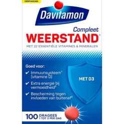 Davitamon Compleet Weerstand Met Vitamine C & D 100 Stuks