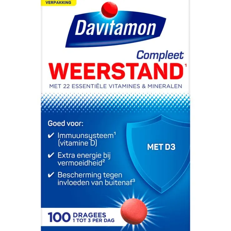 Davitamon Compleet Weerstand Met Vitamine C & D 100 Stuks
