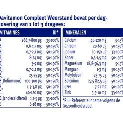 Davitamon Compleet Weerstand Vitamine C & D tabletten