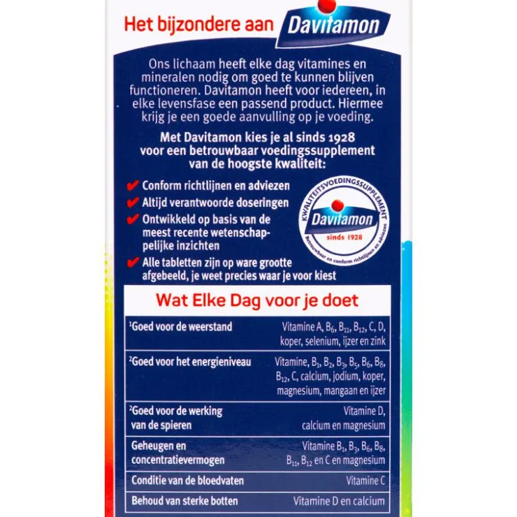 Davitamon Elke Dag Multivitamine 90 Tabletten