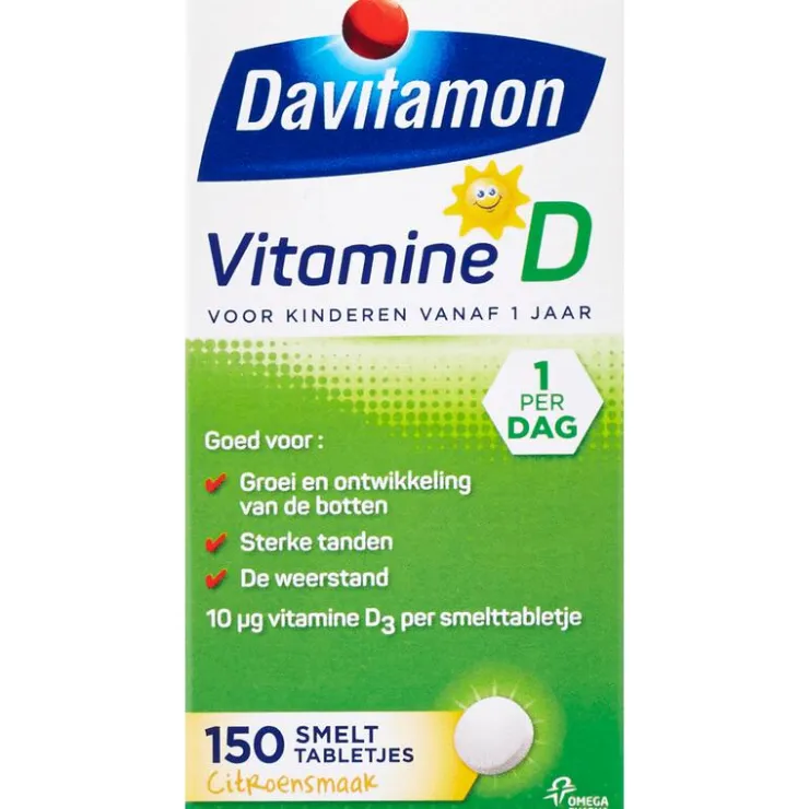 Davitamon Kind Vitamine D Smelttabletten Citroen