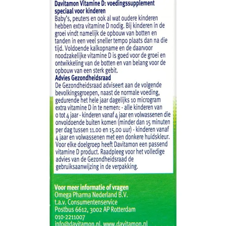 Davitamon Kind Vitamine D Smelttabletten Citroen