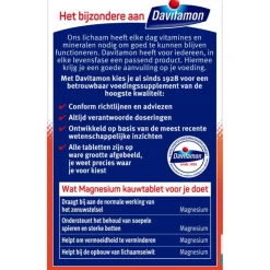 Davitamon Magnesium Pepermunt 60 stuks