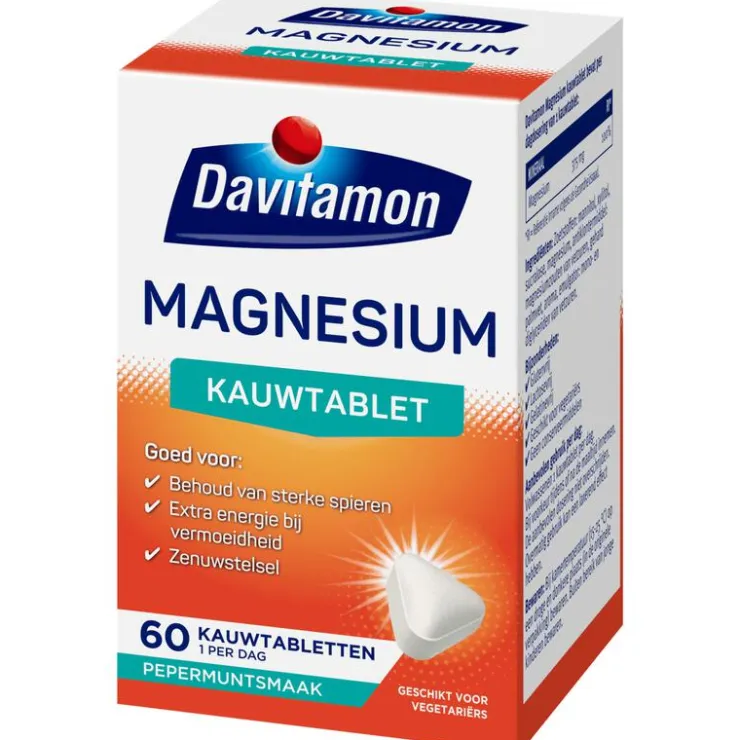 Davitamon Magnesium Pepermunt 60 stuks