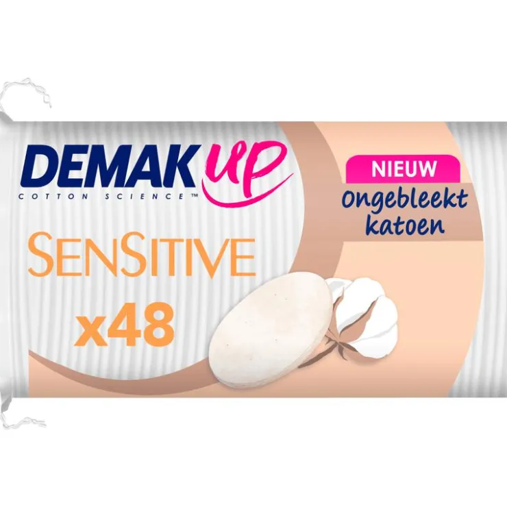 Demak'up Sensitive Maxi Wattenschijven 48 stuks