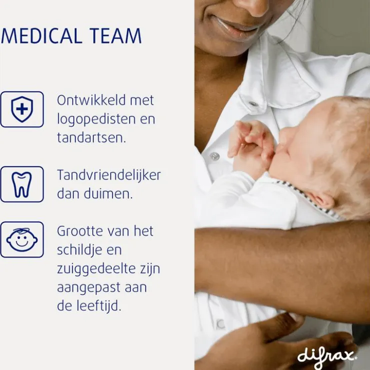 Difrax Fopspeen Natural 0-6 Maanden Special