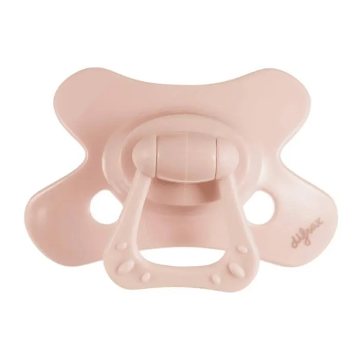 Difrax Fopspeen Natural 6 Maanden Roze/Uni BPA-vrij