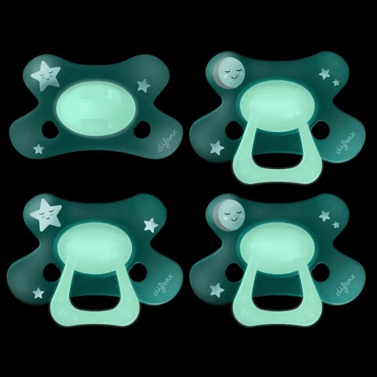 Difrax Fopspeen Natural 12+ Maanden Glow in the dark BPA-vrij