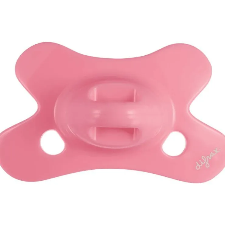 Difrax Fopspeen Natural 0-6 M Uni Raspberry