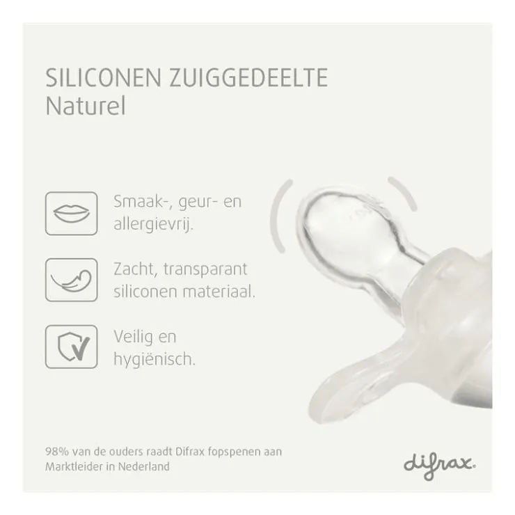 Difrax Fopspeen Natural 18+ M Uni Blackberry