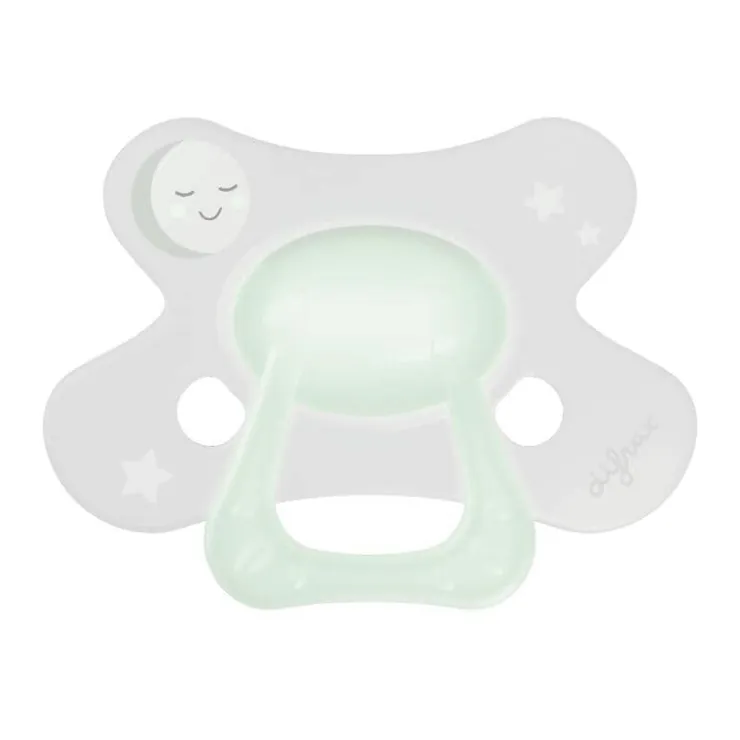 Difrax Fopspeen Natural 6+ M Glow In The Dark