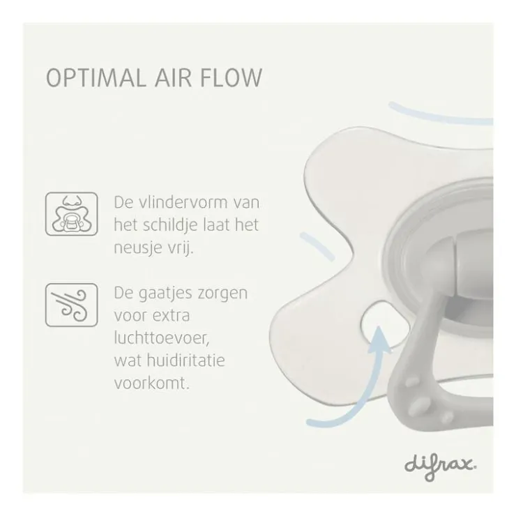 Difrax Fopspeen Natural 6+ M Glow In The Dark