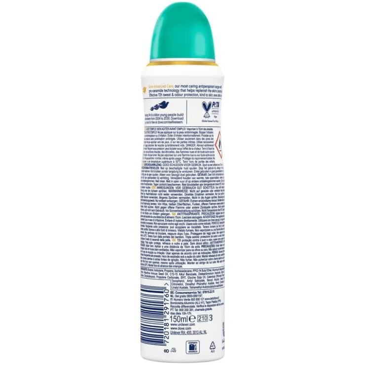 Dove Advanced Care Go Fresh Pear Anti-Transpirant Deodorant Spray 150