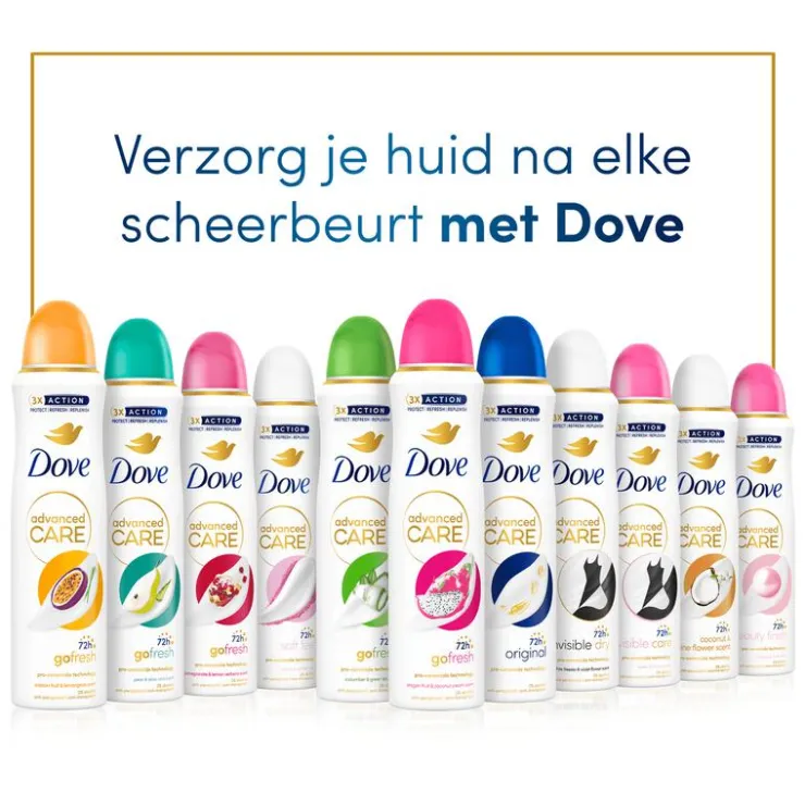 Dove Advanced Care Invisible Care Anti-Transpirant Deodorant Spray 150 ML