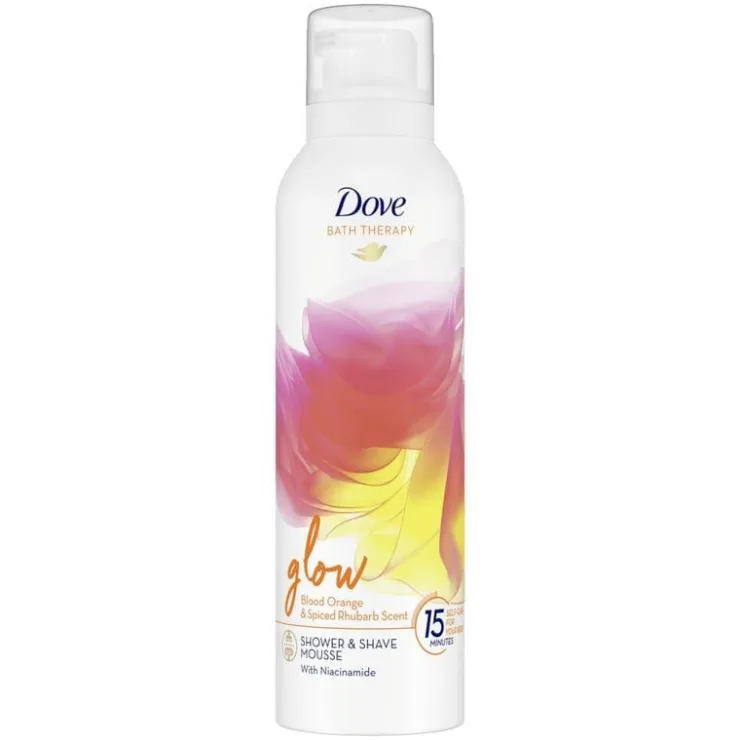 Heren Dove Bath Therapy Glow Douche- & Scheerschuim 200 ml