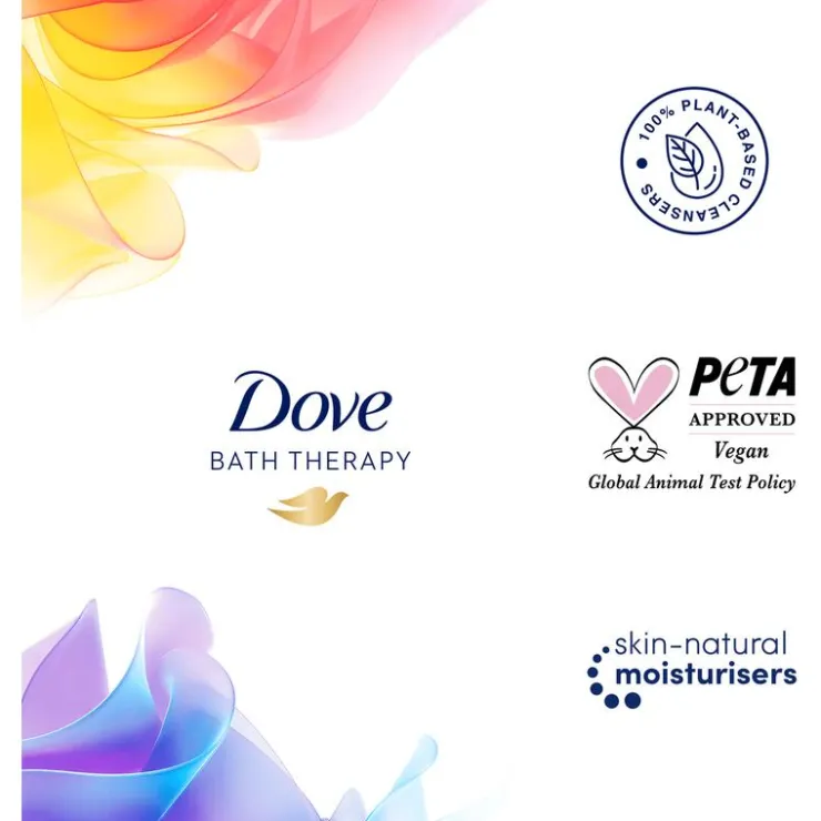 Heren Dove Bath Therapy Glow Douche- & Scheerschuim 200 ml
