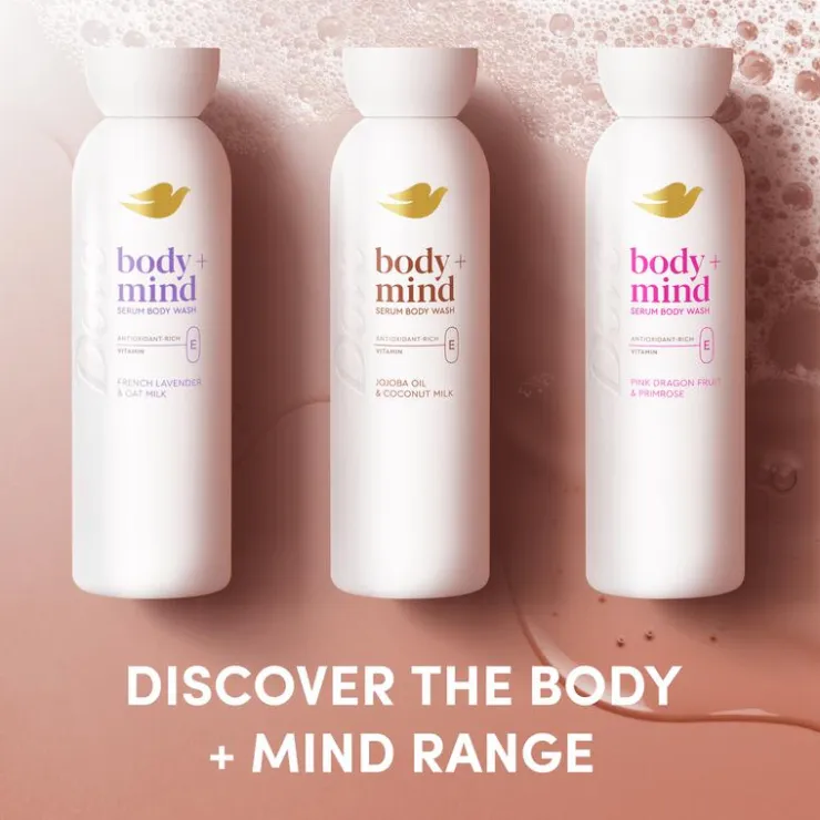 Dove Body+Mind Jojoba & Coconut Body Wash 350 ML