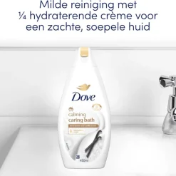 Dove Caring Bath Sheaboter & Vanille Badcrème 450 ml