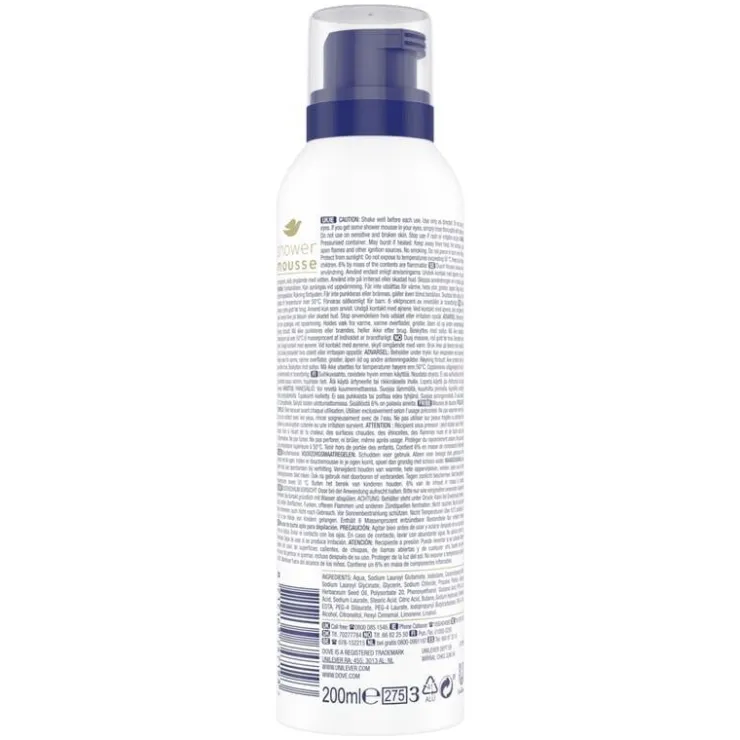 Dove Deeply Nourishing Doucheschuim 200 ML