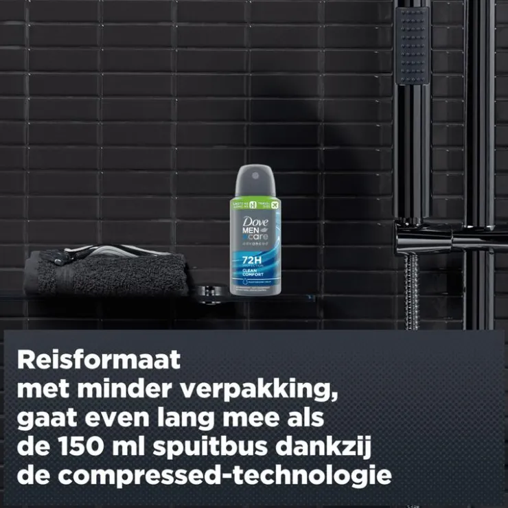 Dove Men+Care Advanced Clean Comfort Anti-Transpirant Deodorant Spray 75 ML