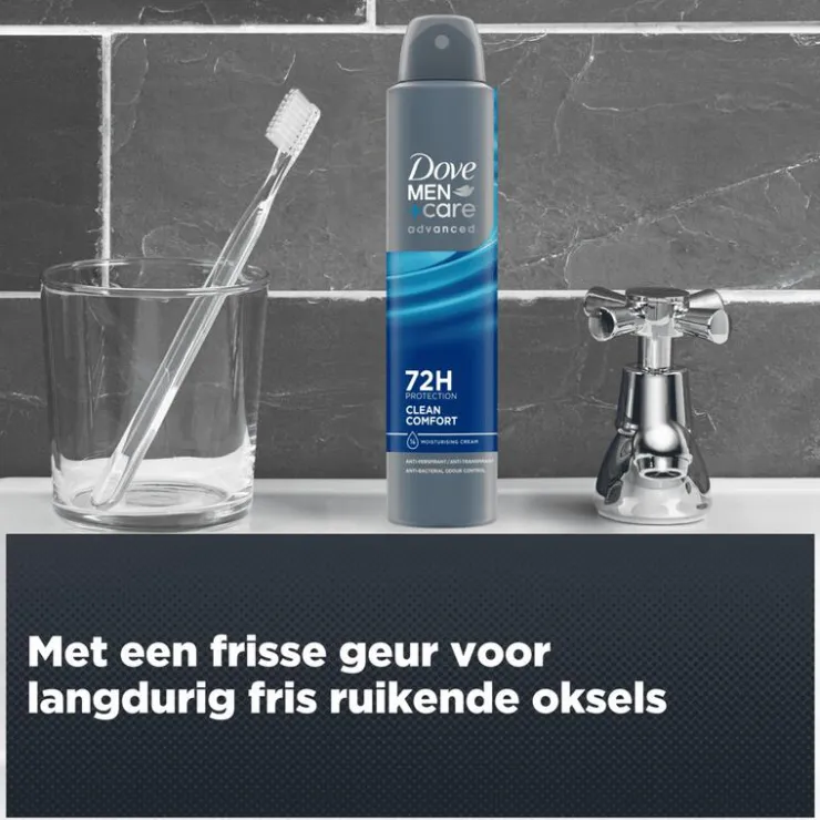 Dove Men+Care Advanced Clean Comfort Anti-Transpirant Deodorant Spray 200 ML