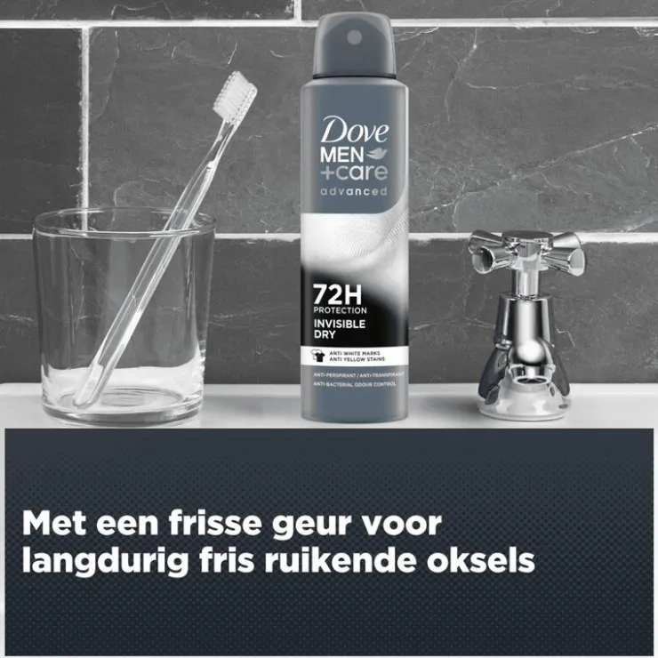 Heren Dove Men+Care Advanced Invisible Dry Anti-transpirant Deodorant Spray 150 ML