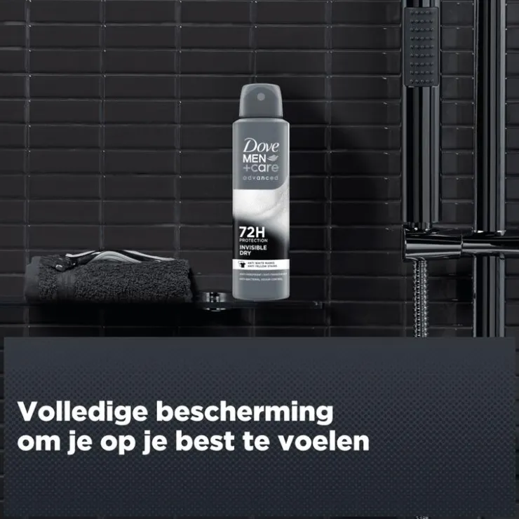 Heren Dove Men+Care Advanced Invisible Dry Anti-transpirant Deodorant Spray 150 ML