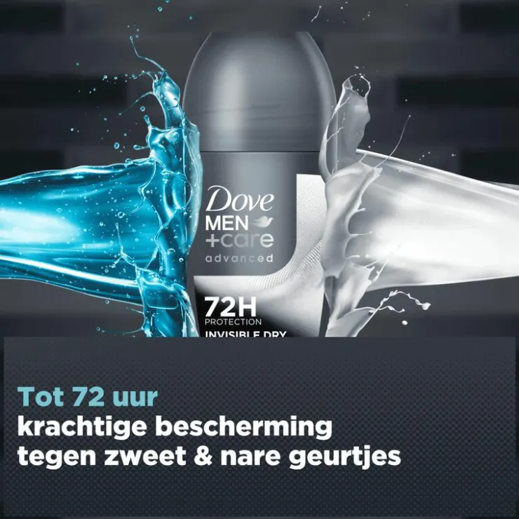 Dove Men+Care Advanced Invisible Dry Anti-Transpirant Deodorant Roller 50 ML
