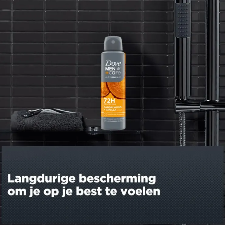 Dove Men+Care Advanced Sandalwood + Vanille Deodorant Spray 150 ML