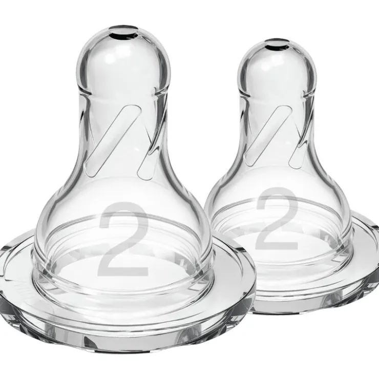 Dr. Brown's Dr. Brown’s Flesspeen 3+ Maanden Fase 2 Smalle Halsfles 2 stuks