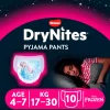 Huggies DryNites Frozen Luierbroekjes Meisjes 4 Tot 7 Jaar (17 - 30 kg) 10 stuks