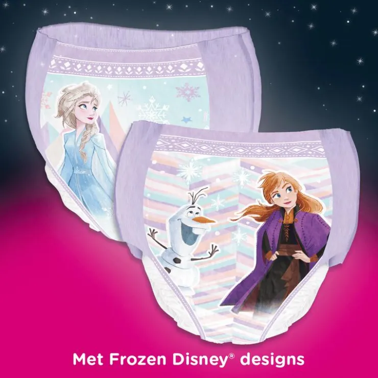 Huggies DryNites Frozen Luierbroekjes Meisjes 4 Tot 7 Jaar (17 - 30 kg) 10 stuks