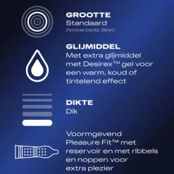 Durex Condooms Orgasm Intense met Ribbels 10 stuks