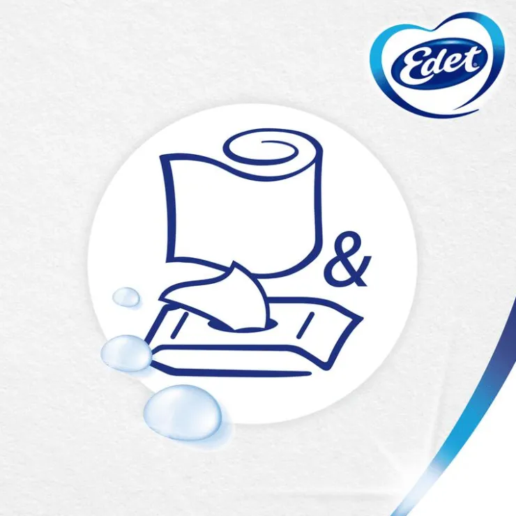 Edet Amandel Vochtig Toiletpapier