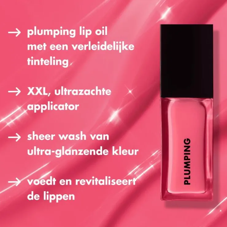 e.l.f. Glow Reviver Plumping Lip Oil Light Soft Pink Shimmer