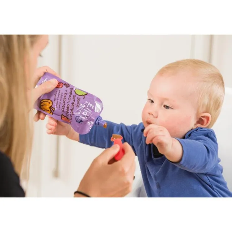 Ella's Kitchen Zoete Aardappel Pompoen Bes Bio Knijpfruit 4+ Maanden 120 GR