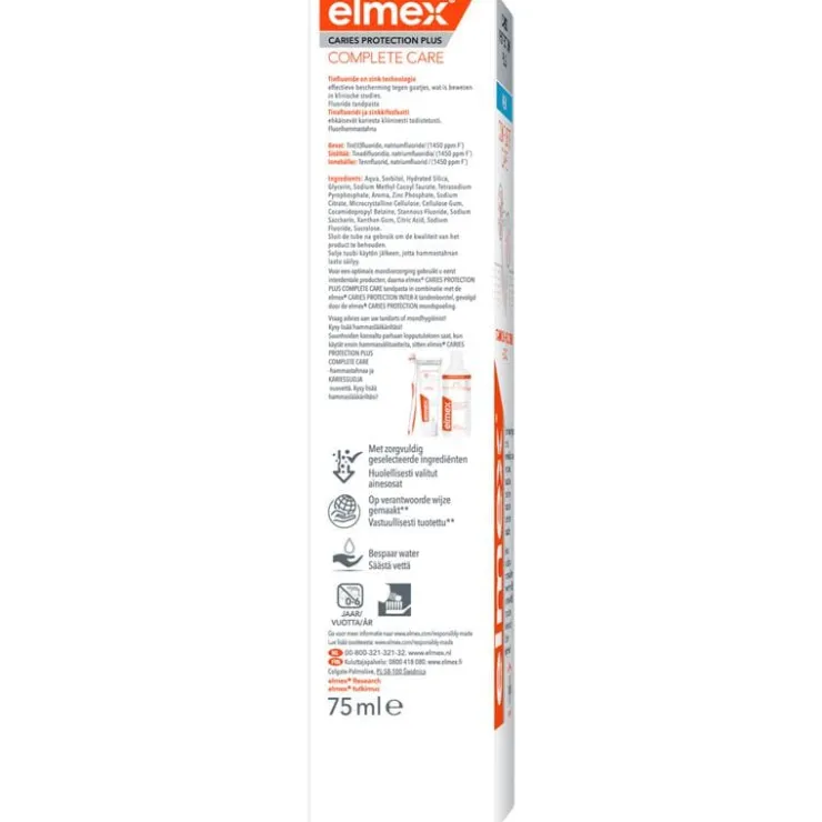 Elmex ® Anti-Cariës Plus Complete Care Tandpasta - 75 ML