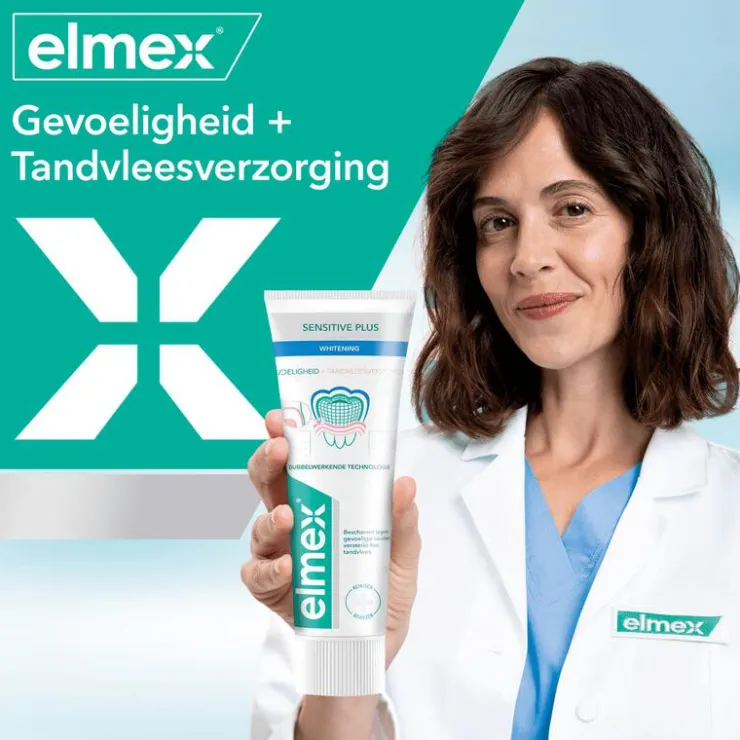 Elmex Sensitive Plus Gum + Gentle White Tandpasta - 75ML