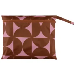 Etos 3 in 1 regenponcho roze bruin