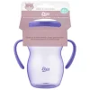 Etos 360° Trainingsbeker met handvaten paars 270 ML