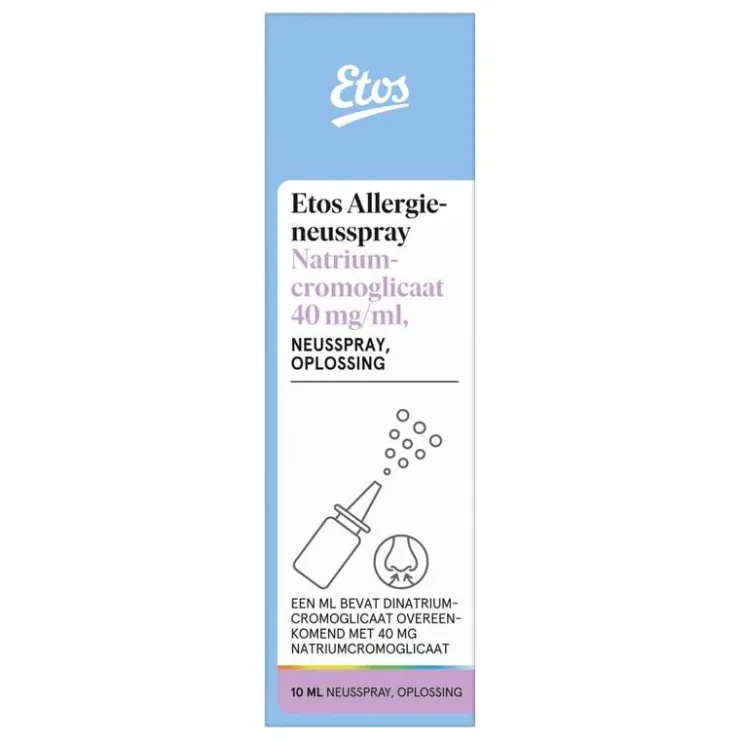 Etos Allergieneusspray Natriumcromoglicaat 40 mg/ml 10 ML