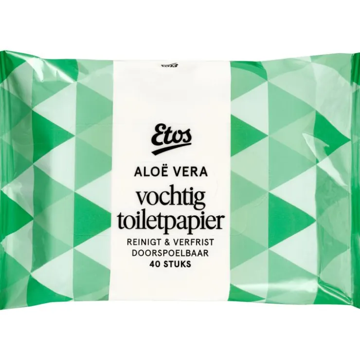 Etos Aloë vera vochtig toiletpapier