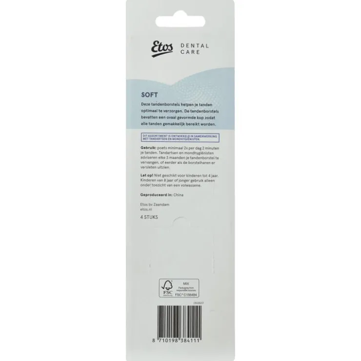 Etos Dental Care Tandenborstel Soft