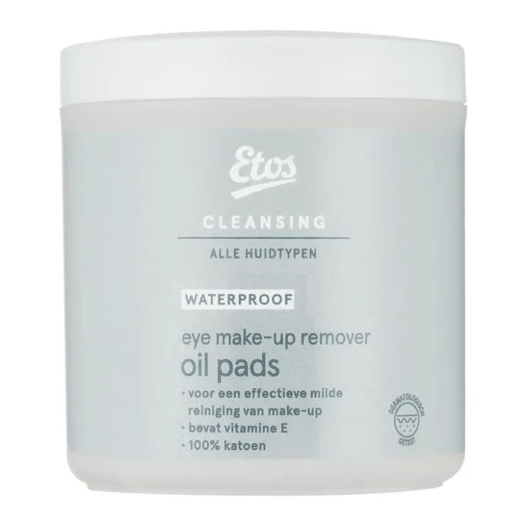 Etos Eye Make-Up Remover Olie Pads 100 stuks